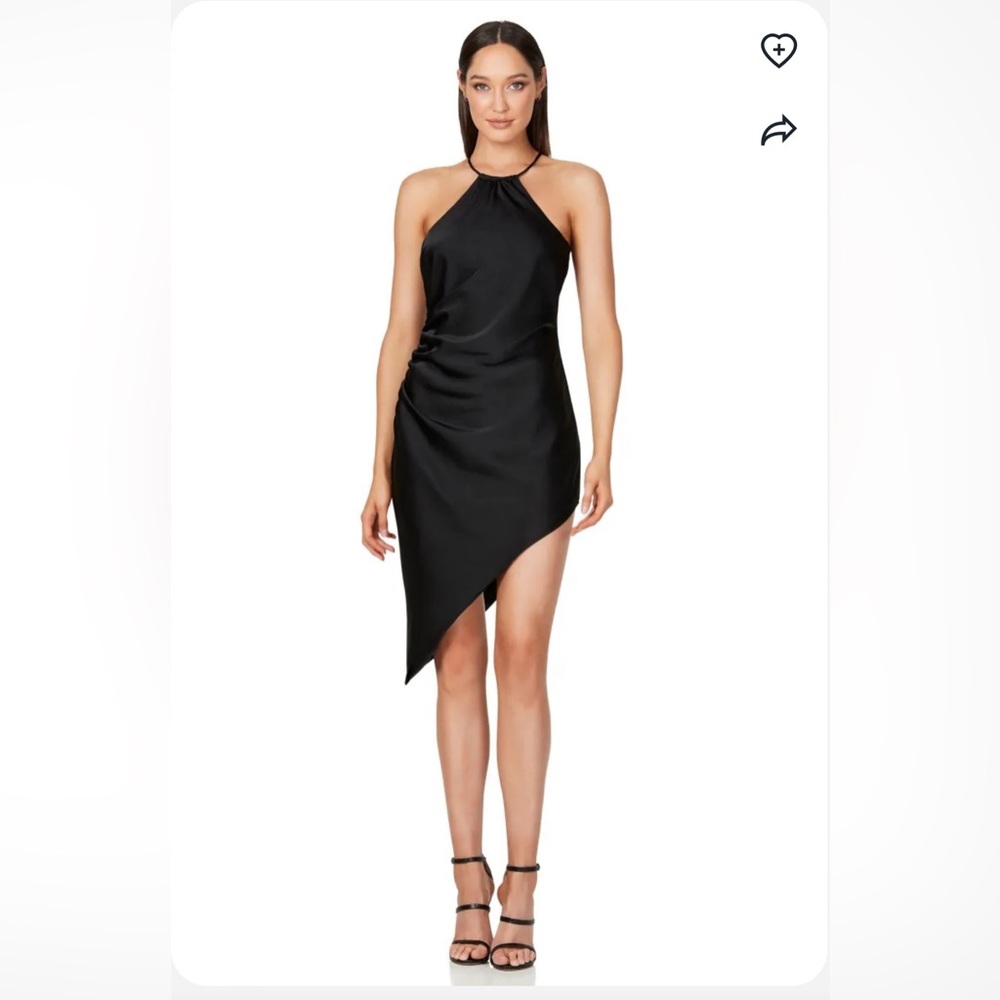 201. NWT Nookie Satin Black Mini Dress S